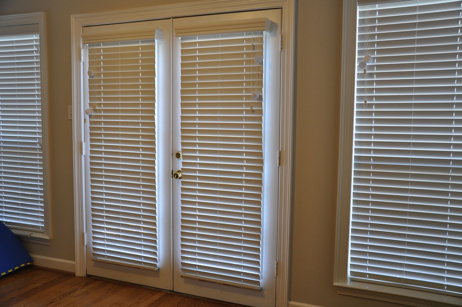 Modern Blinds For French Doors for Large Space
