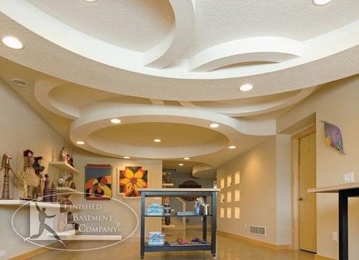 Completion of the basement ceiling
