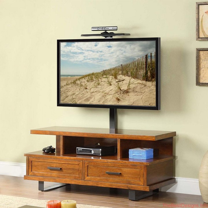 TV stand with rotatable bracket