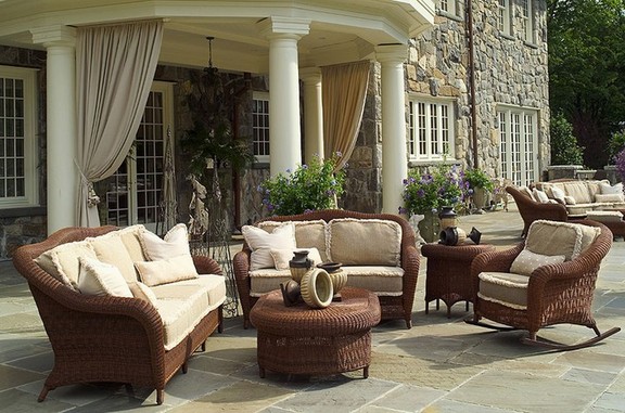 Wicker furniture for outdoors 3