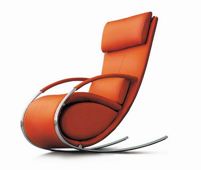 Modern leather office chair