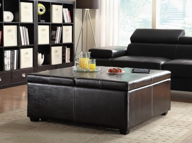 Extra large coffee table ottoman